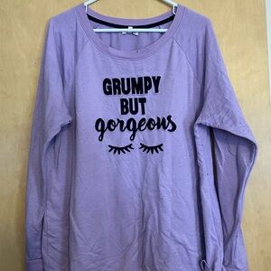 Blush Lavender Graphic Sweatshirt